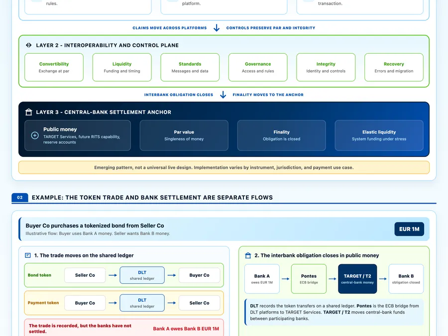 The winning payment token may disappear at settlement visual preview